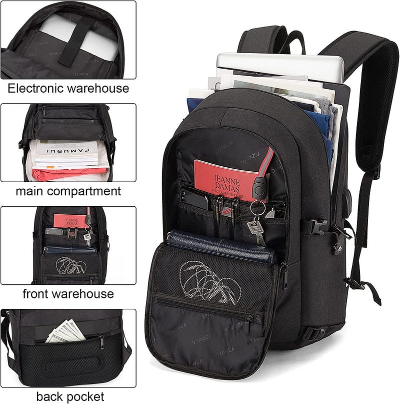 Stylish and functional laptop backpack