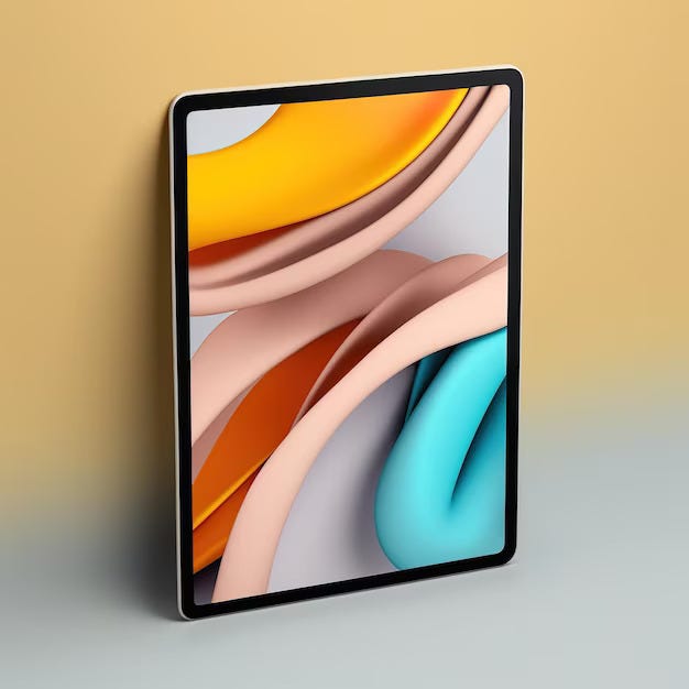 Conceptual image of iPad Pro 2024 with Face ID