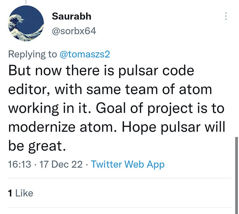 Pulsar: The New Successor to Atom