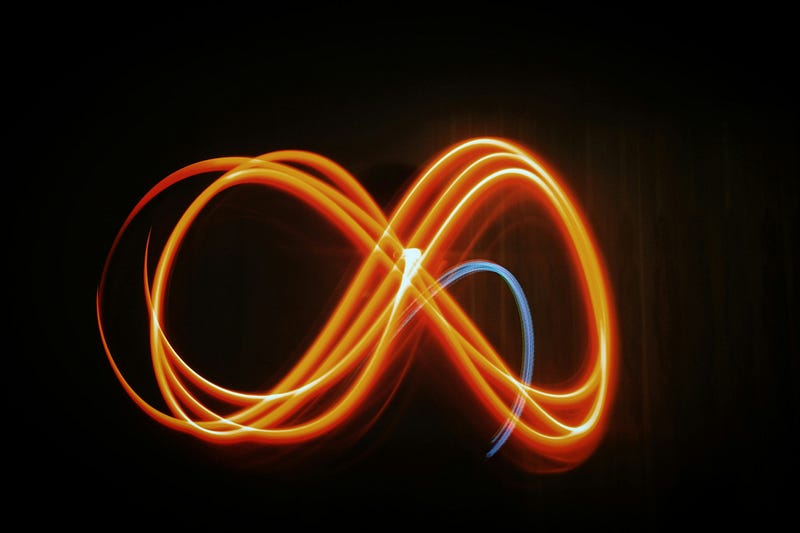 Abstract representation of infinity in mathematics