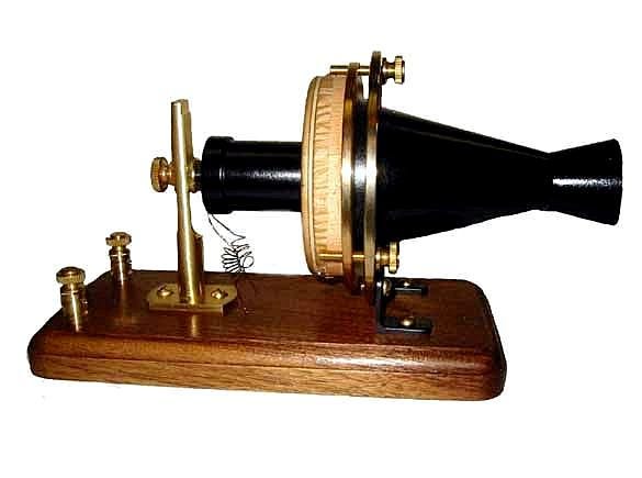 The vibraphone, an early version of the telephone.