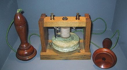 The Bell System as it developed in 1877.