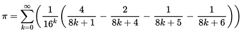 The BBP formula for calculating Pi