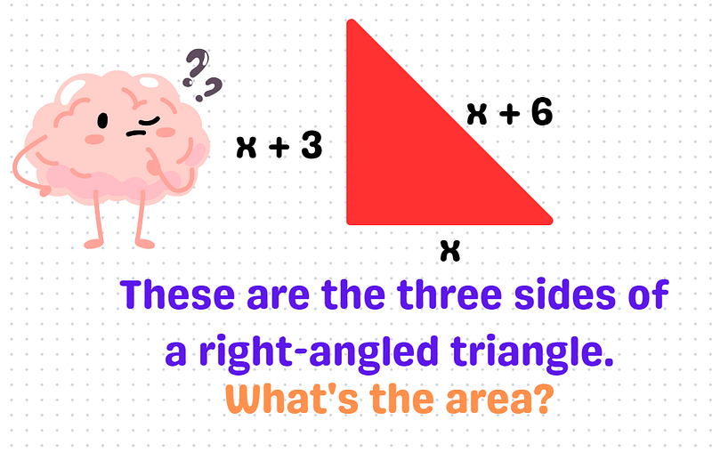 Geometry puzzle triangle area challenge