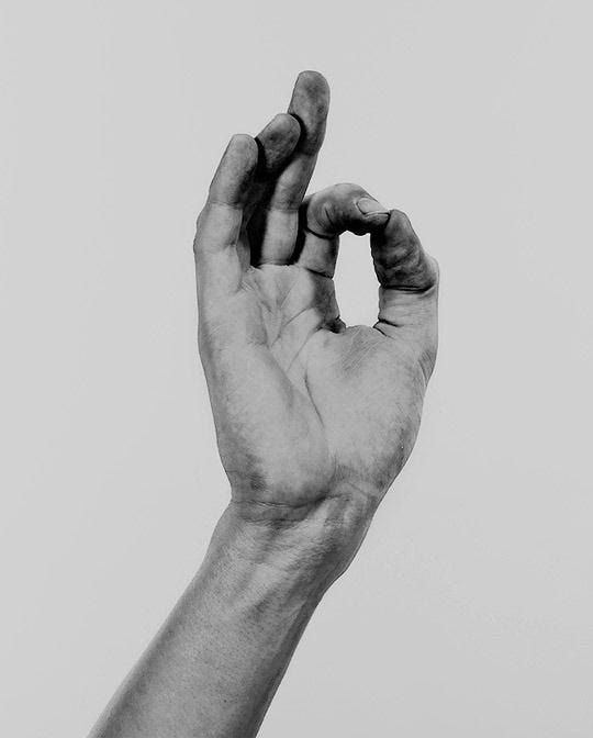 Vitarka Mudra for mental clarity