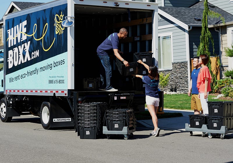 A couple preparing to move in together