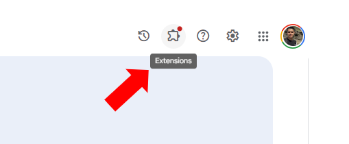 Bard Extensions Activation Button