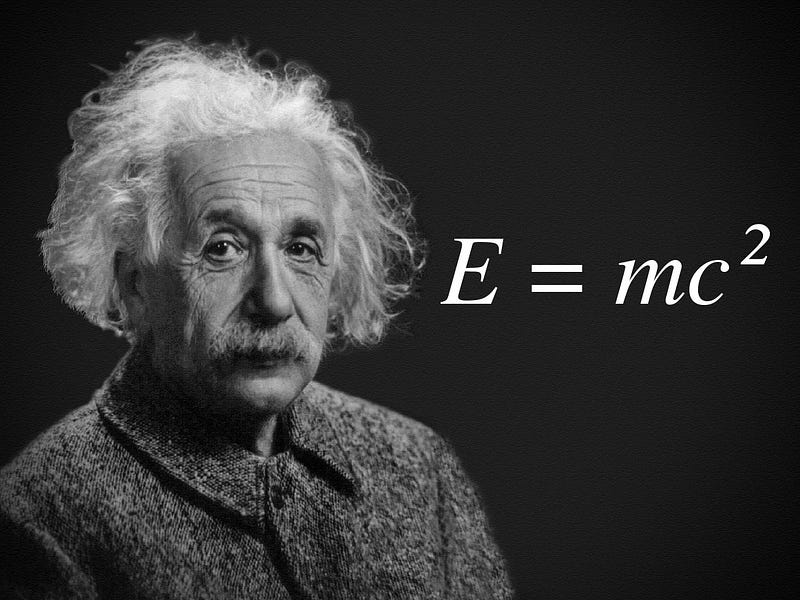 Einstein and his famous equation