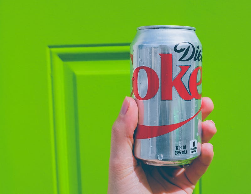 Diet Coke: A beverage that may contain sucralose