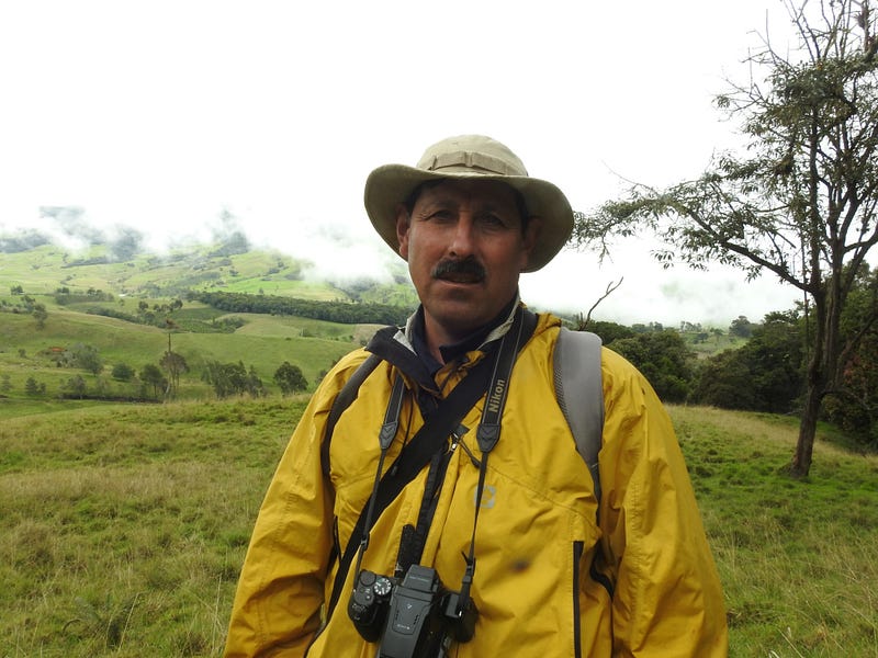 Gonzalo Cardona Molina in the field