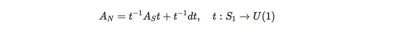 Quantization condition for transition functions