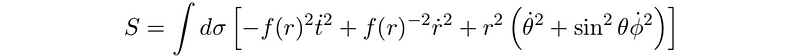 Action representation in de Sitter spacetime.