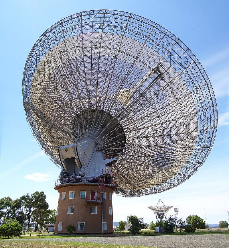 Parkes Radio Telescope capturing BLC1