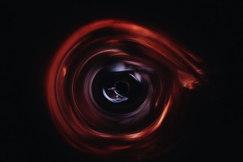 Conceptual illustration of a wormhole