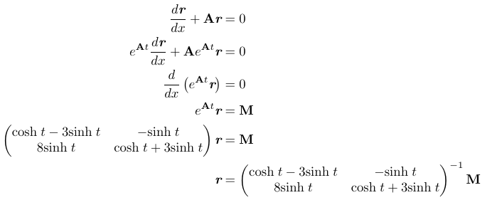 Final expression for r