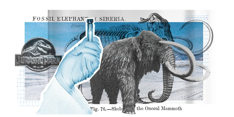 Conceptual illustration of the woolly mammoth