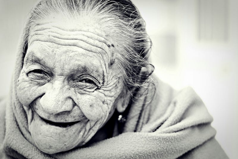 Portrait of Jeanne Calment, the oldest verified person