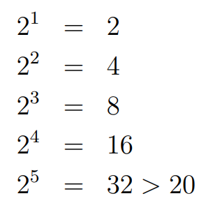 Prime number 2 and its powers