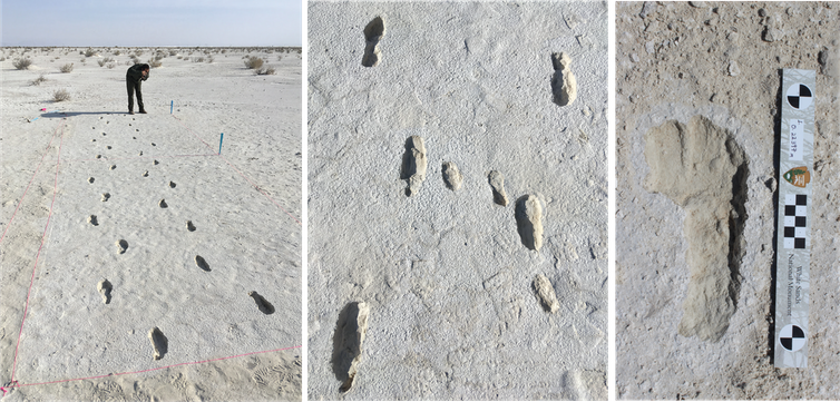 Ancient Footprints from the Ice Age