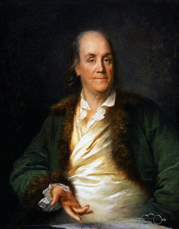 Portrait of Benjamin Franklin